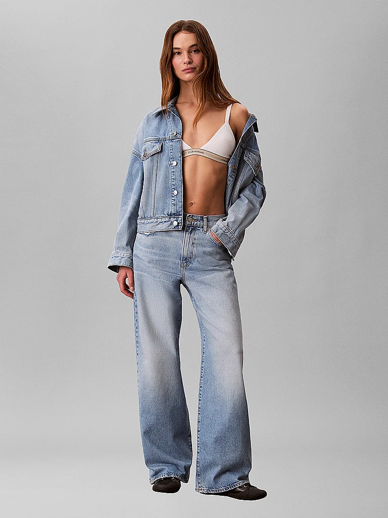 Calvin Klein Jeans Wide Leg Jeans Light Blue 28/L32 2